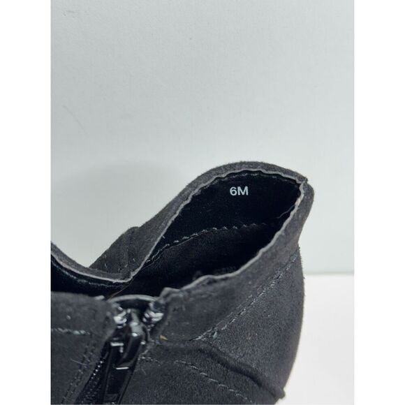 Bella Vita Booties Size 6 Black Comfort Boots Stacked Heel Padded Insole - Picture 7 of 8